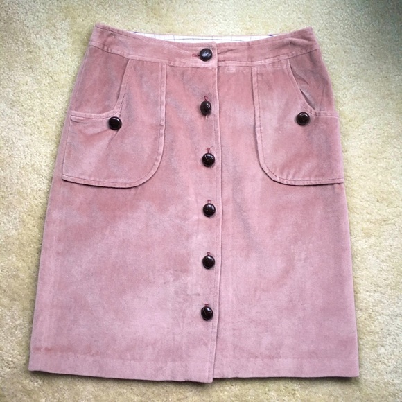 Brandy Melville Dresses & Skirts - Rose blush velvet skirt from Milly of New York vintage